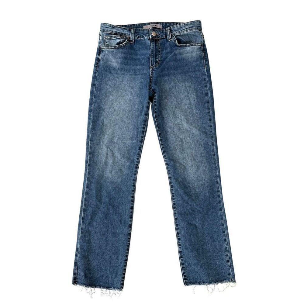 Joe's Jeans mid-rise waist ankle hem jeans raw hem size 27